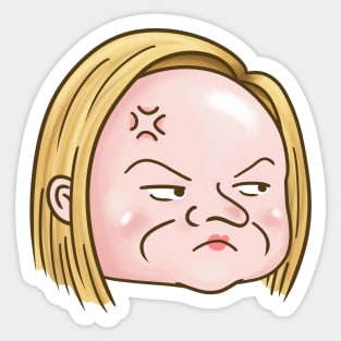 Funny Liz Truss British Prime Minister Sticker